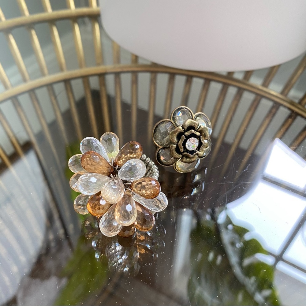 Oversized Jeweled Rings - Picture 2 of 8